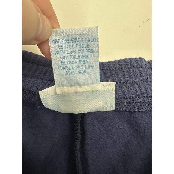 National Womens Two Piece Pant Set Size XL Navy Blue Cardigan and Sweatpants - Picture 9 of 16